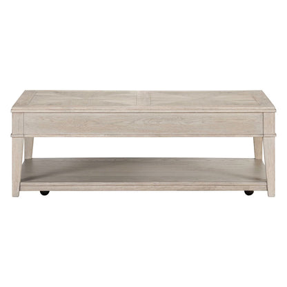 New Haven - Rectangular Cocktail Table - Sanctuary White