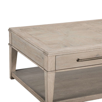 New Haven - Rectangular Cocktail Table - Sanctuary White