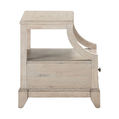 New Haven - Chairside Table - Sanctuary White