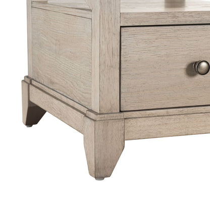 New Haven - Chairside Table - Sanctuary White