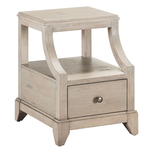 New Haven - Chairside Table - Sanctuary White