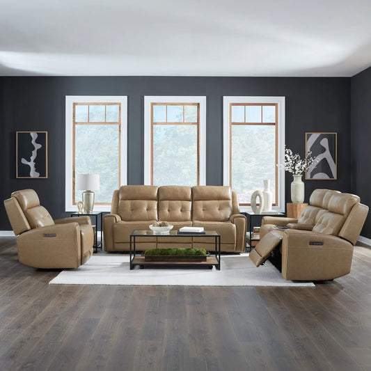 Carrington - Sofa With Loveseat & Recliner - Brown