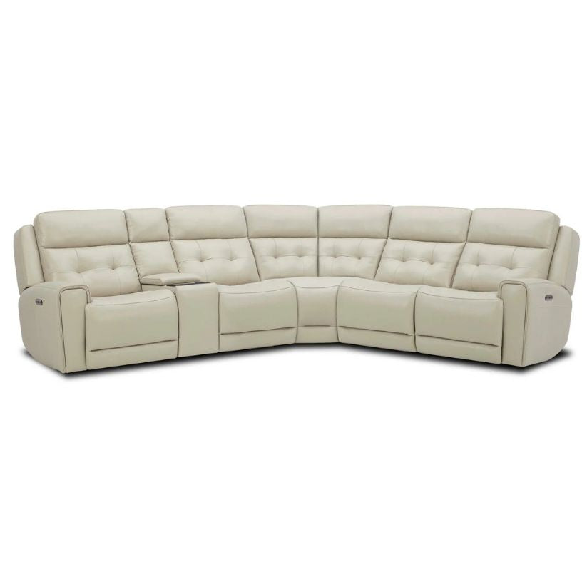 Carrington - 6 Piece Sectional - White