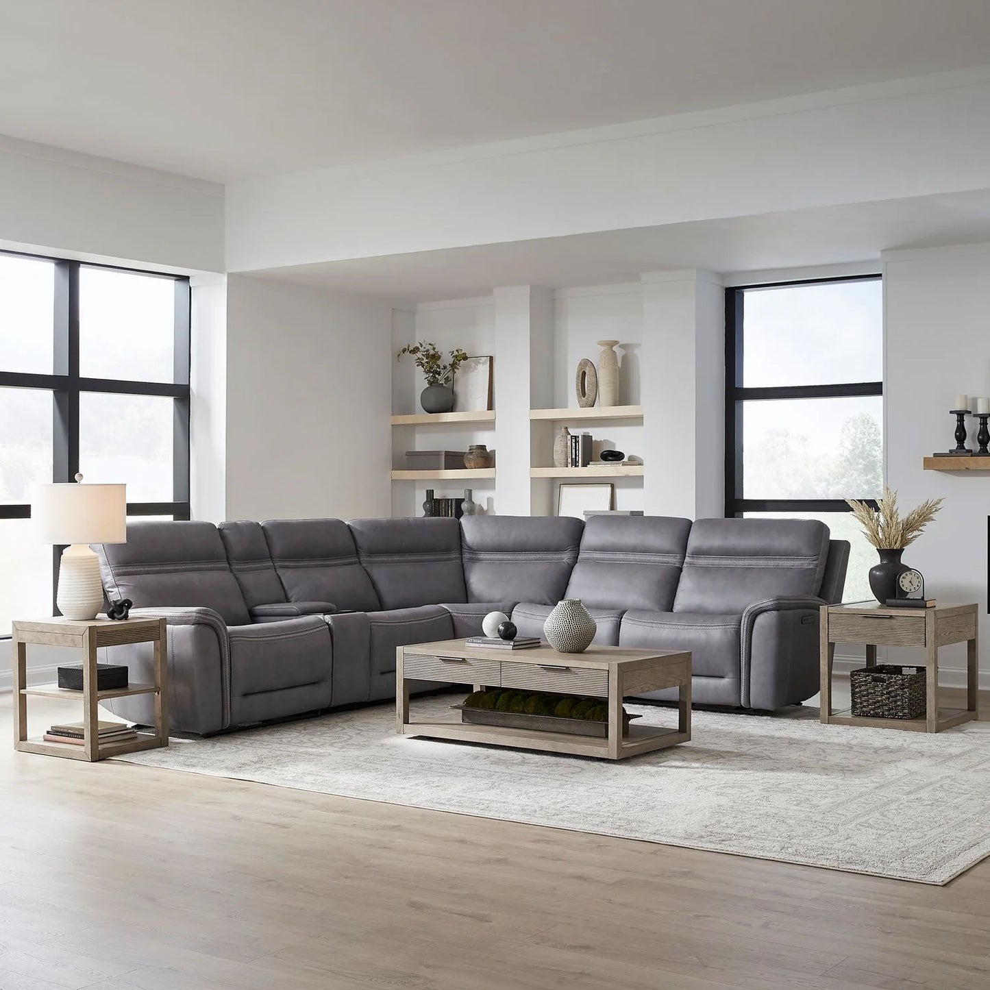 Cooper - 6 Piece Sectional - Gray