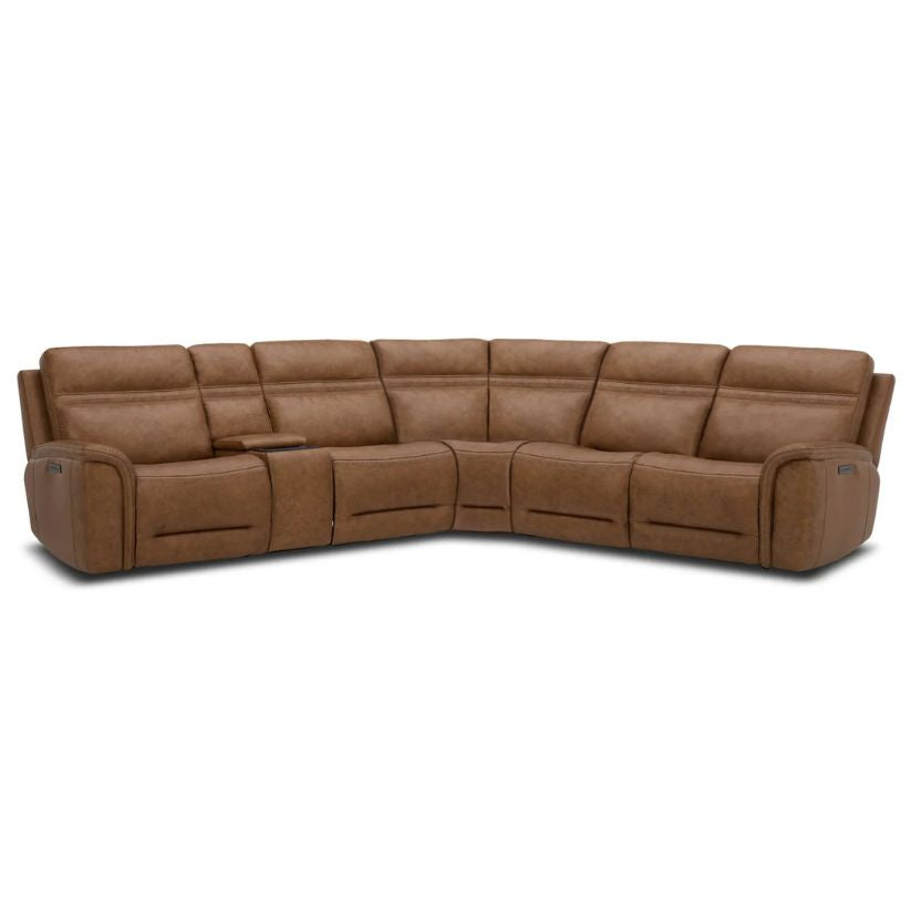 Cooper - 6 Piece Sectional - Brown