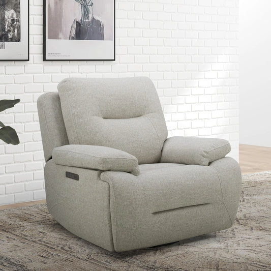 Cameron - Swivel Glider Recliner P3 - White