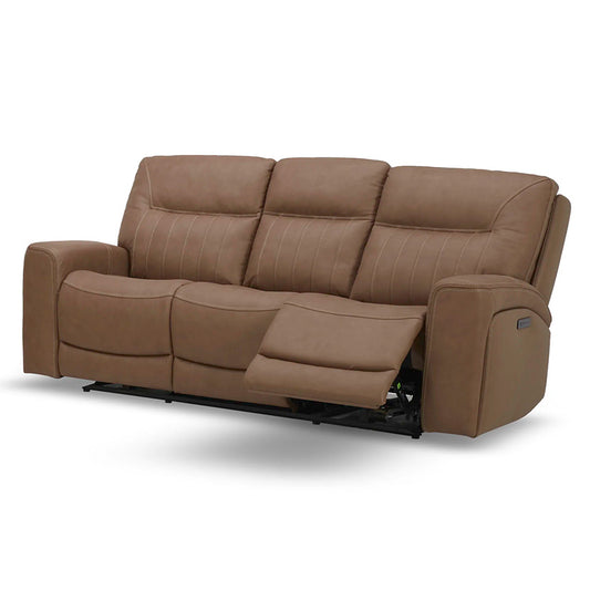 Bennett - Sofa P2 & ZG - Butternut - Butternut Leather