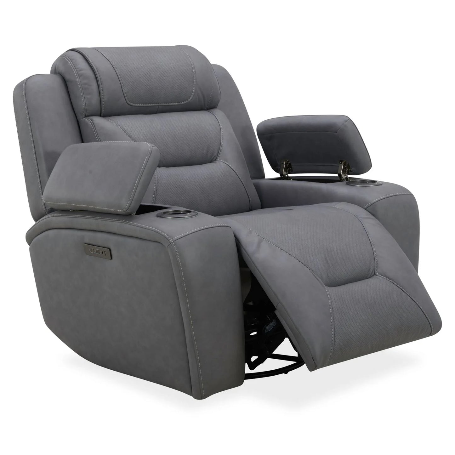 Chapman - Swivel Glider Recliner P2 - Gray
