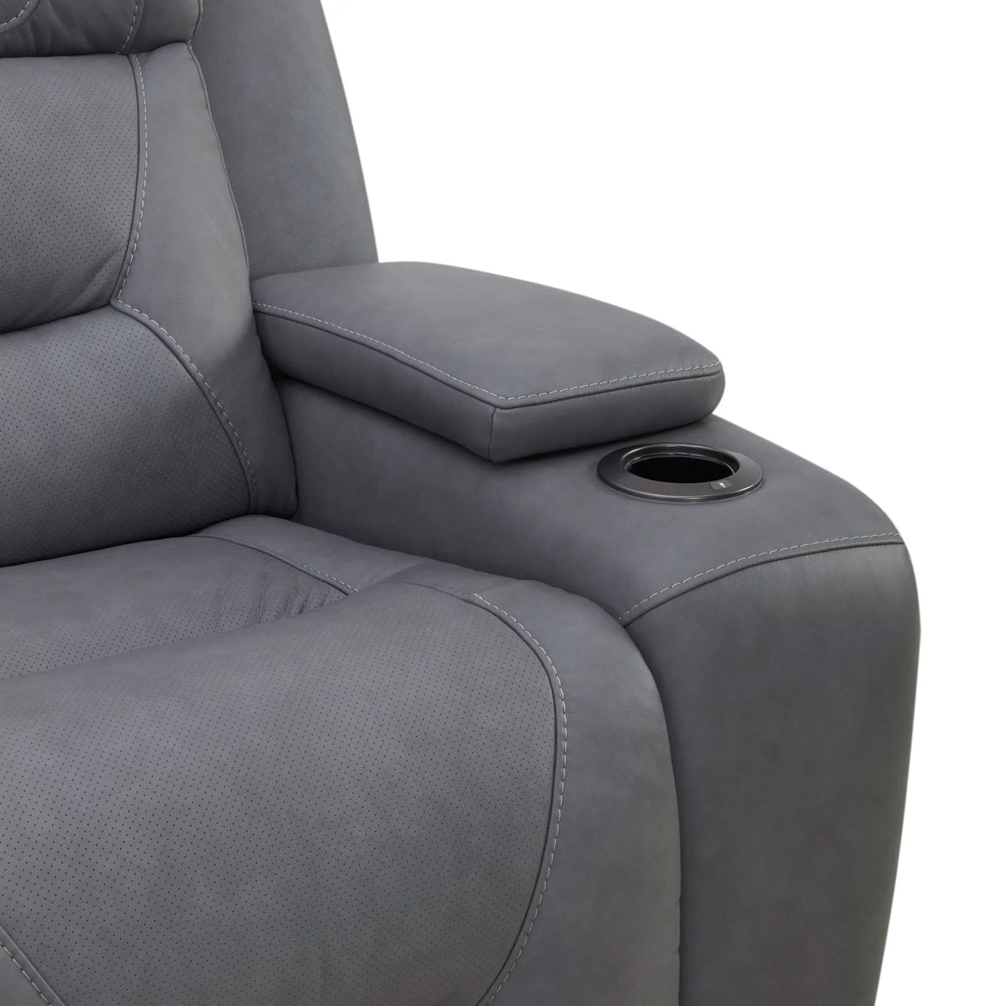 Chapman - Loveseat With Console P2 & ZG - Gray