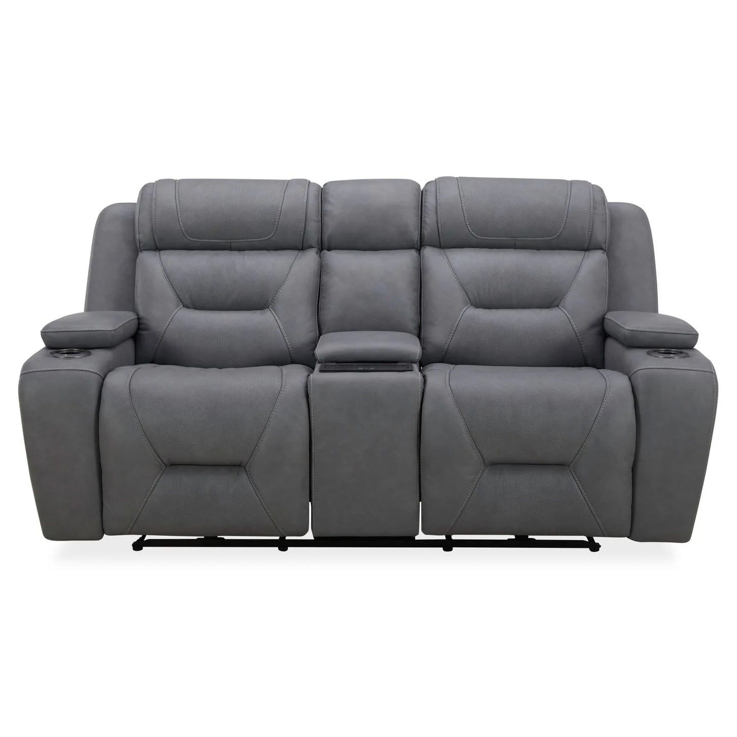 Chapman - Loveseat With Console P2 & ZG - Gray