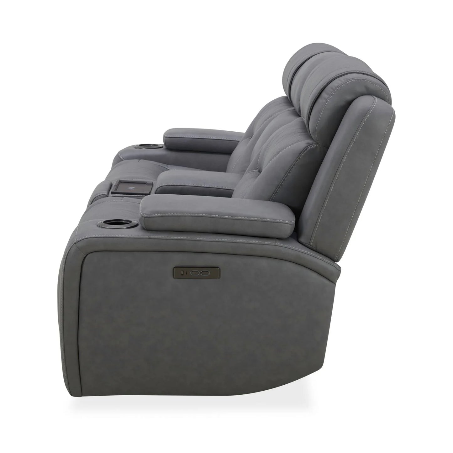 Chapman - Loveseat With Console P2 & ZG - Gray