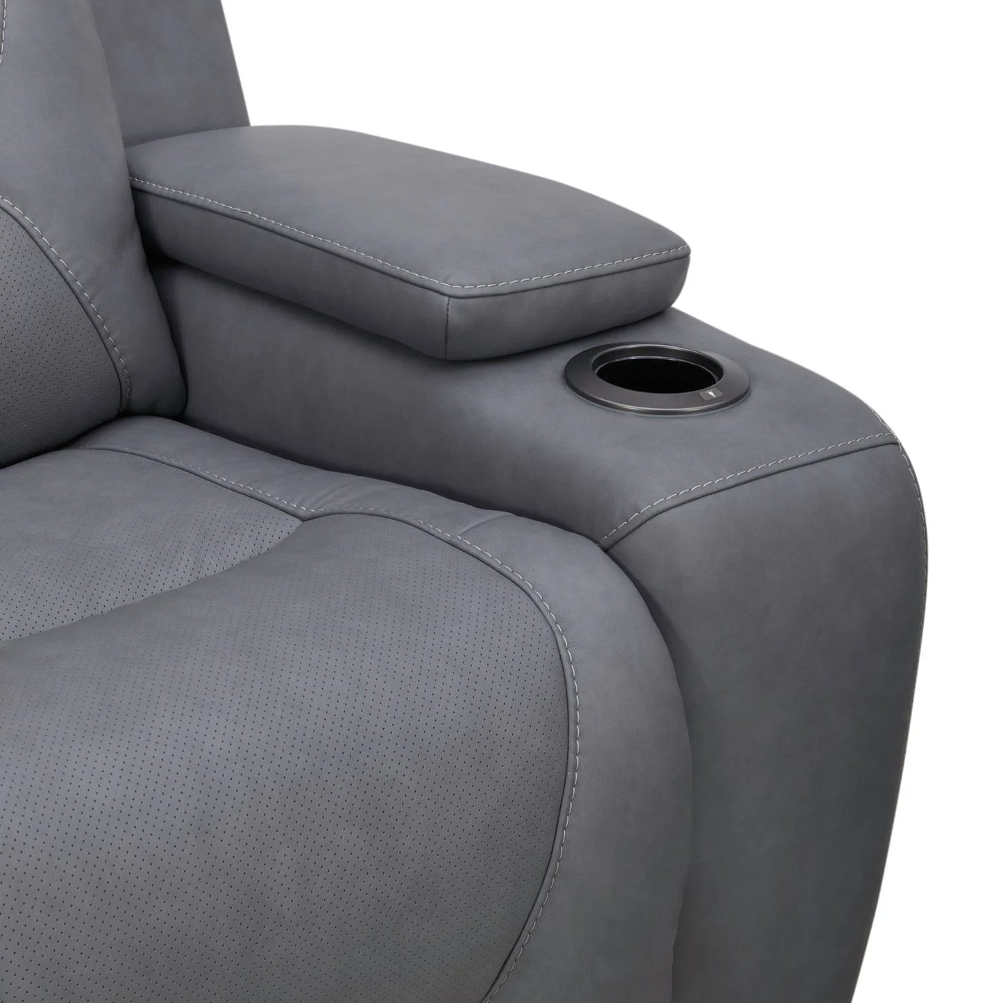 Chapman - Loveseat With Console P2 & ZG - Gray