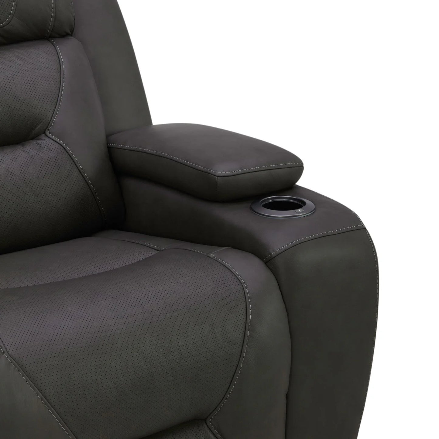 Chapman - Swivel Glider Recliner P2 - Dark Gray