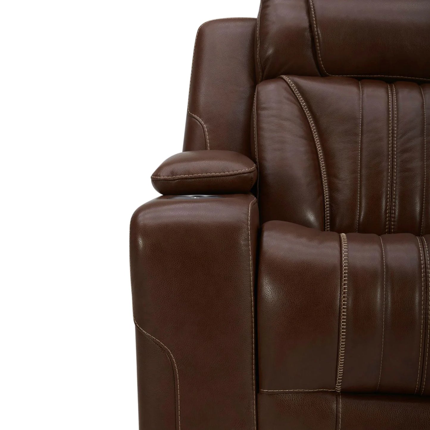 Caswell - Swivel Glider Recliner P2 - Brown