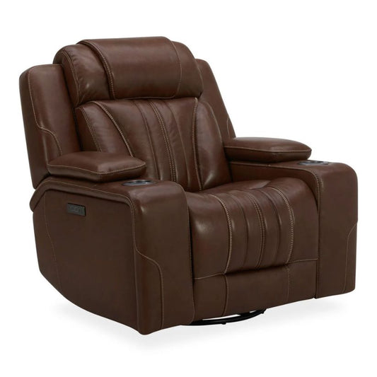 Caswell - Swivel Glider Recliner P2 - Brown
