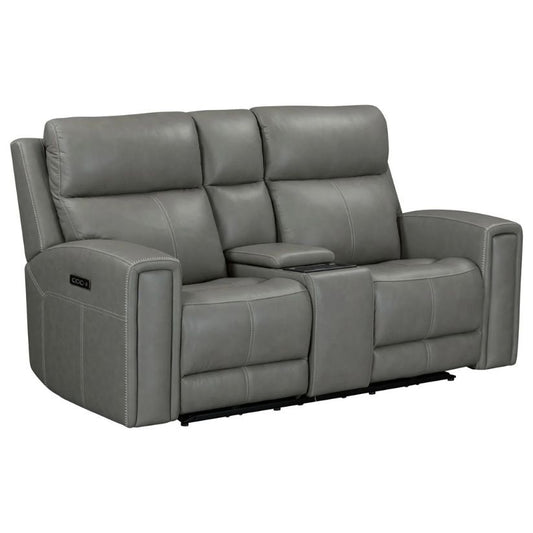 Camden - Loveseat With Console P3 & ZW - Gray