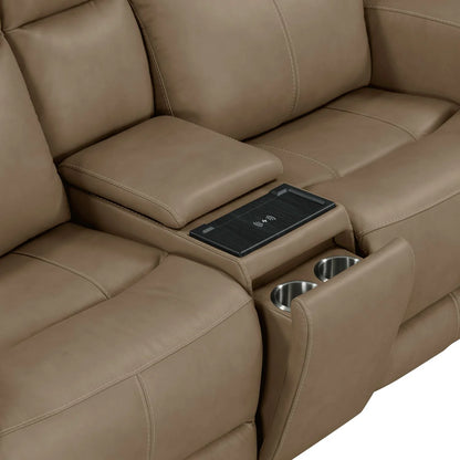 Camden - Loveseat With Console P3 & ZW - Brown