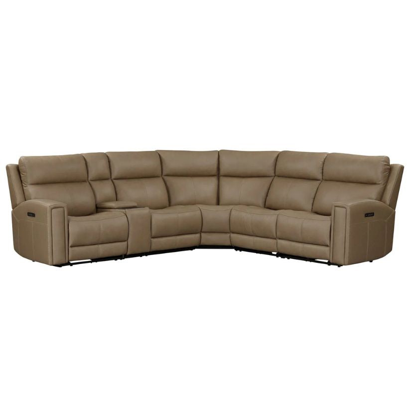 Camden - 6 Piece Sectional - Brown