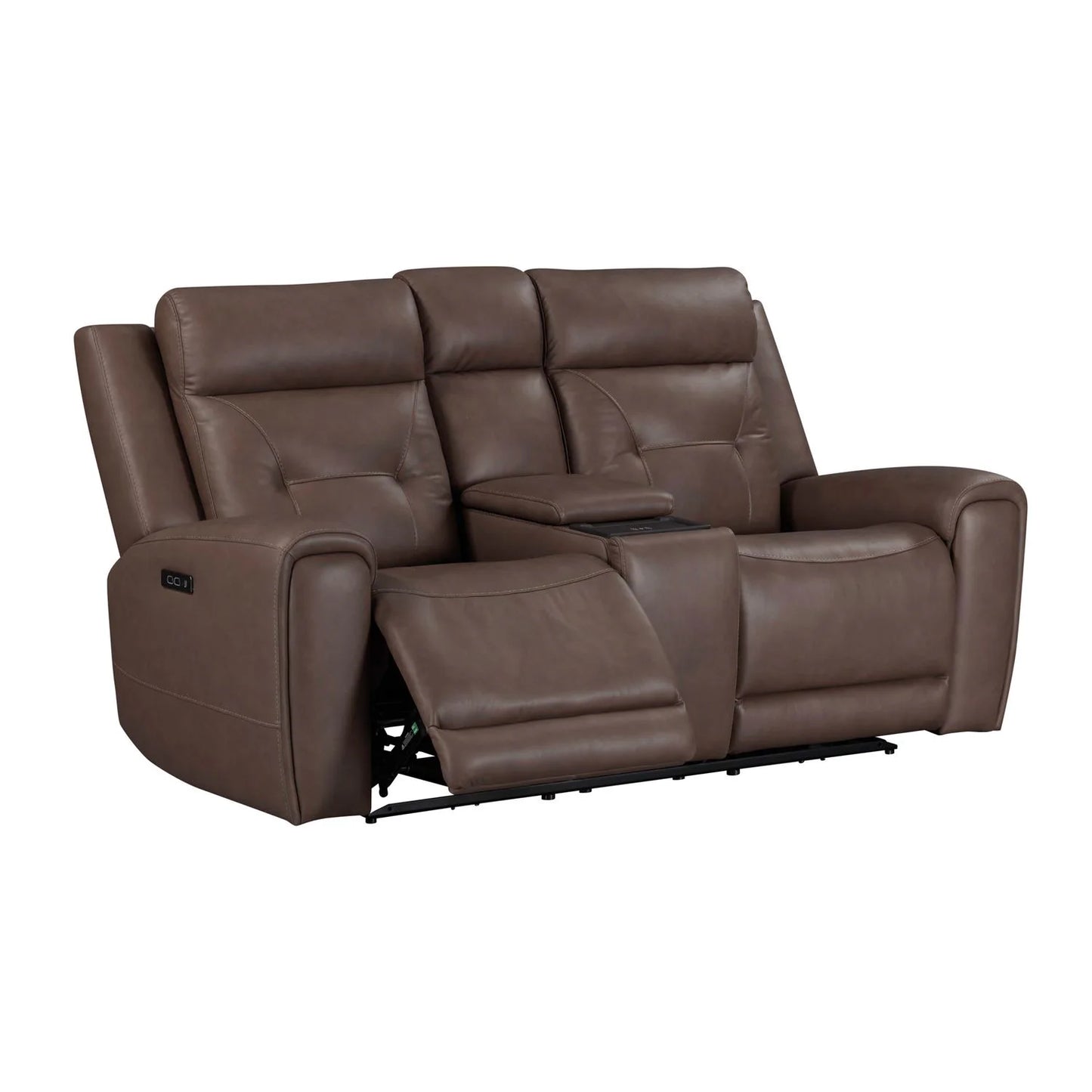 Beckham - Loveseat With Console P2 & ZG - Brown
