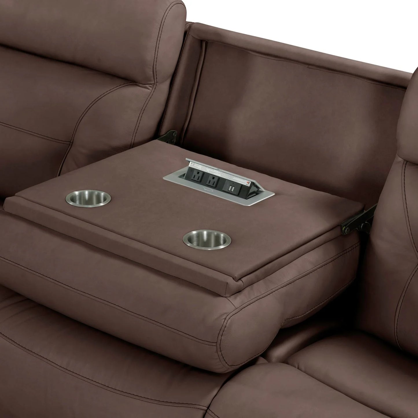 Beckham - 7 Piece Sectional - Brown