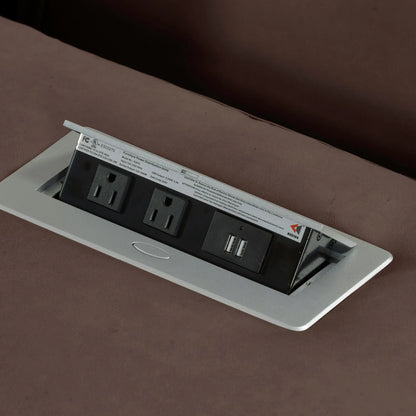 Beckham - 7 Piece Sectional - Brown