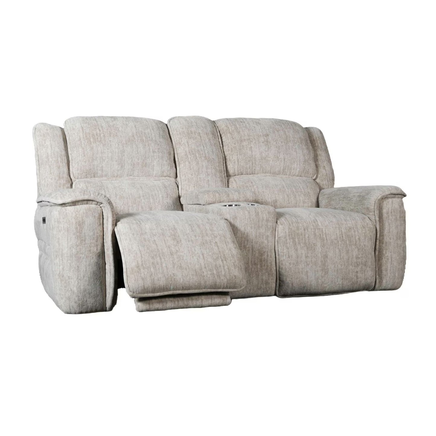 Clayton - Loveseat With Console P3 & ZG - Galactic Parchment