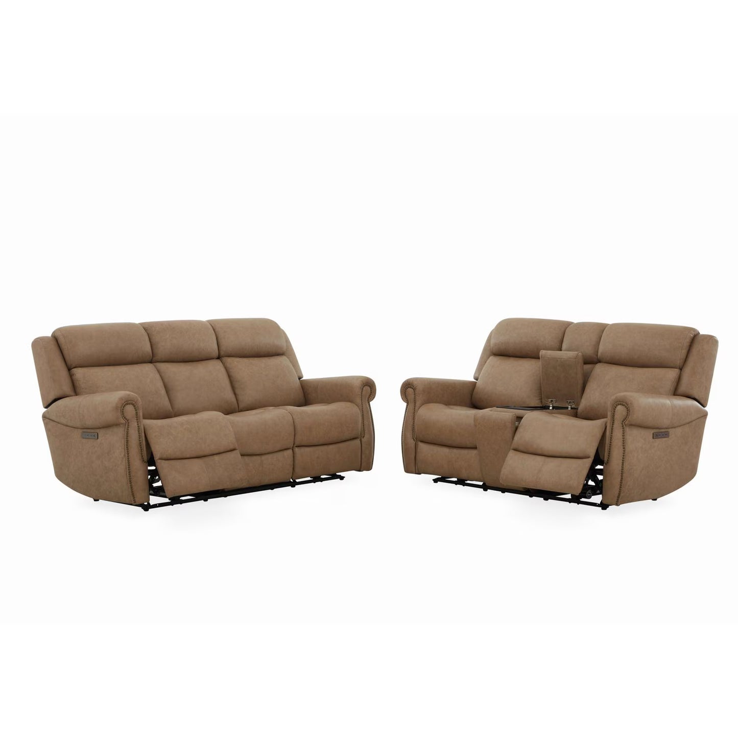Carlton - Sofa & Loveseat - Taupe