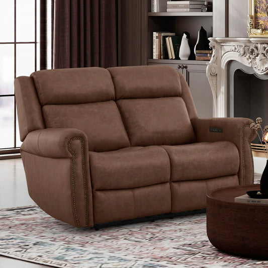 Carlton - Loveseat P3 & ZG - Vintage Brown