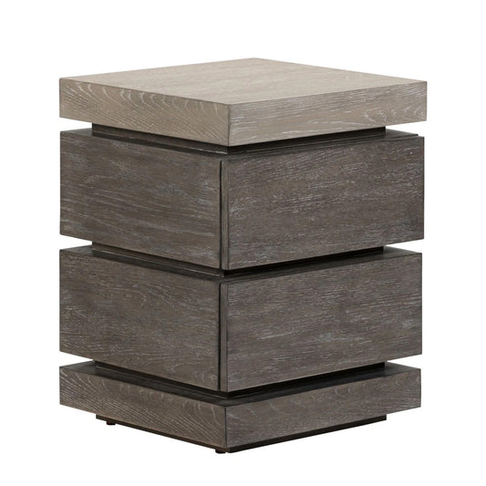Piedmont - Chairside Table - Charcoal / Ash