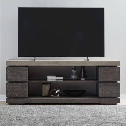 Piedmont - 84'' TV Console - Charcoal / Ash