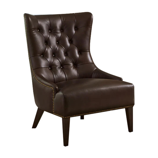 Garrison - Leather Accent Chair - Brown