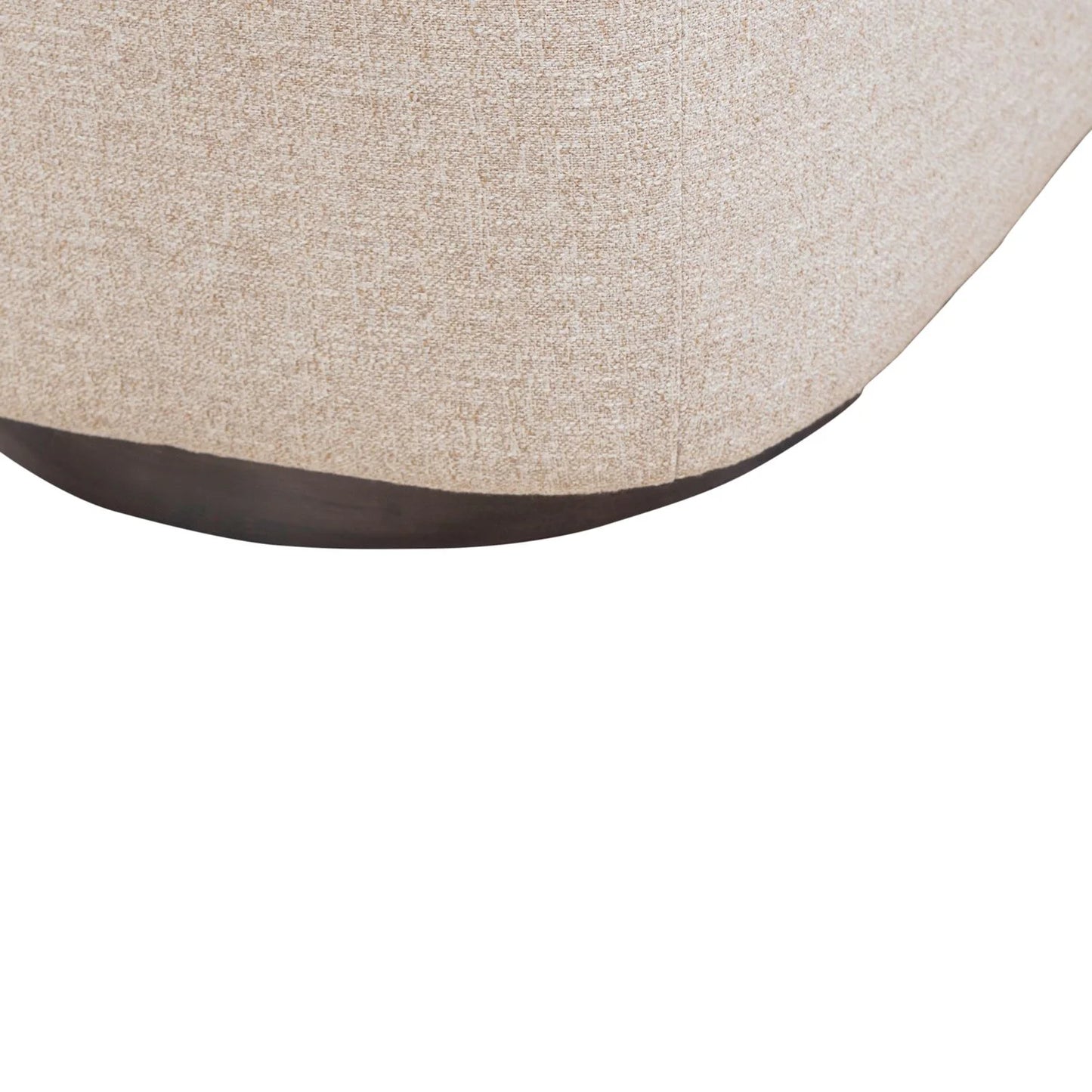 Nora - Upholstered Swivel Accent Chair - Dark Brown