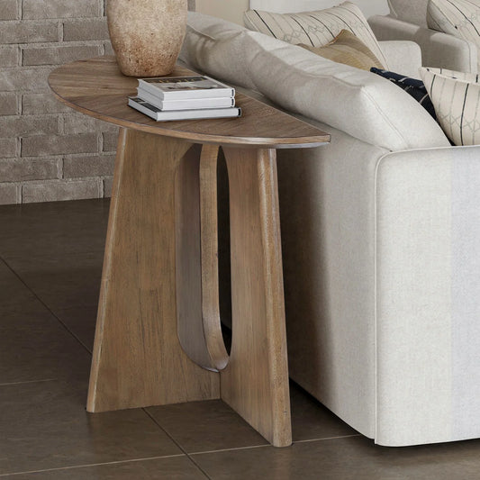 Hendrix Place - Demilune Sofa Table - Brown
