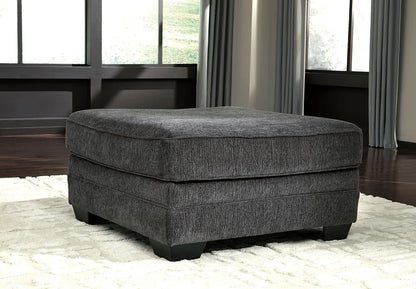 Tracling - Slate - 4 Pc. - Left Arm Facing Corner Chaise 3 Pc Sectional, Ottoman