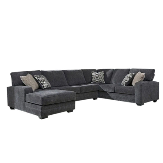 Tracling - Slate - Left Arm Facing Corner Chaise 3 Pc Sectional