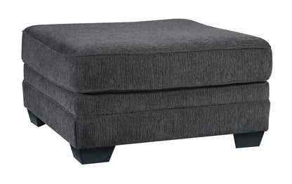 Tracling - Slate - 4 Pc. - Right Arm Facing Corner Chaise 3 Pc Sectional, Ottoman