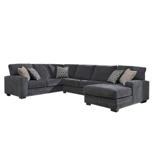 Tracling - Slate - Right Arm Facing Corner Chaise 3 Pc Sectional