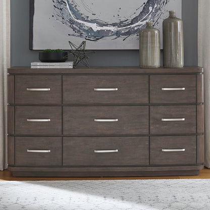 Cascade Falls - 9 Drawer Dresser - Satin Espresso