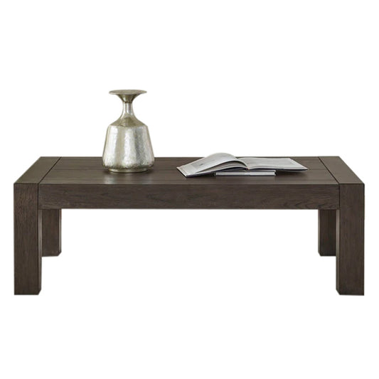 Cascade Falls - Rectangular Cocktail Table - Satin Espresso