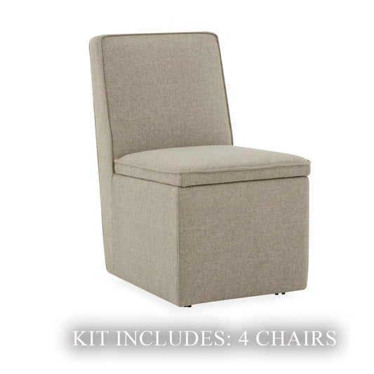 Accent Dining - Accent Dining Chair (Set of 4) - Sand