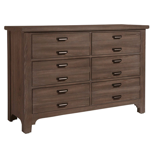 Bungalow - 6-Drawer Double Dresser - Folkstone