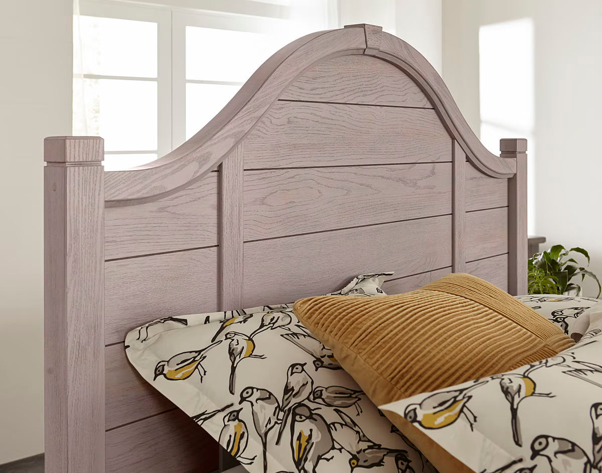 Bungalow - Queen Arched Bed - Dover Gray Two Tone