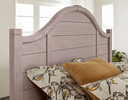 Bungalow - Queen Arched Bed - Dover Gray Two Tone