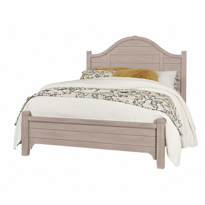 Bungalow - Queen Arched Bed - Dover Gray Two Tone
