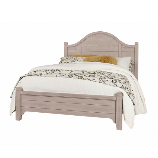 Bungalow - King Arched Bed - Dover Gray Two Tone