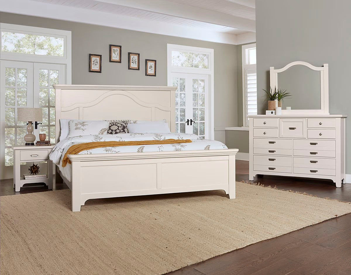 Bungalow - 9-Drawer Master Dresser - Lattice (Soft White)
