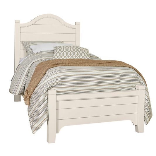 Bungalow - Full Arched Bed - Lattice (Soft White)