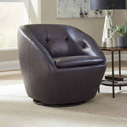 Dawson - Swivel Accent Chair - Carmel Slate