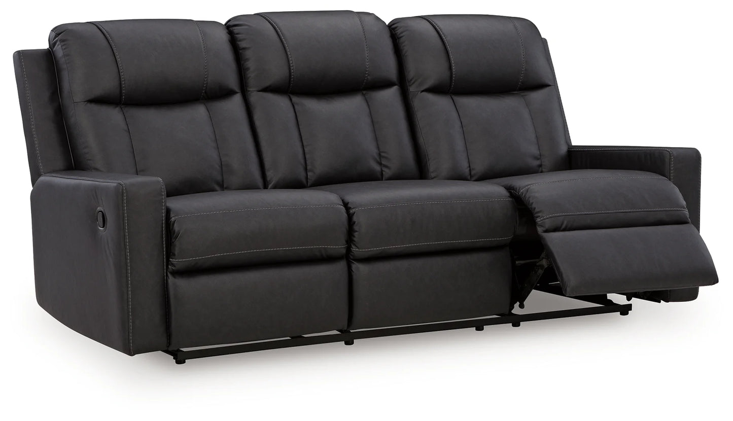 Mackmenville - Reclining Sofa - Carbon