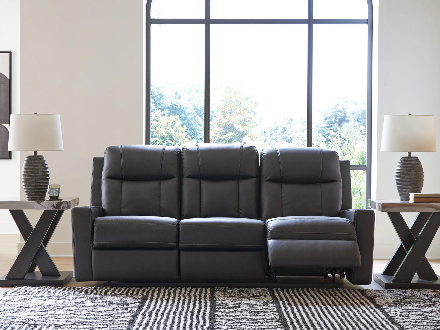 Mackmenville - Reclining Sofa - Carbon